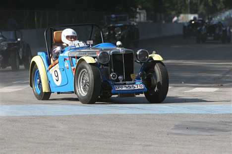 Jørgen Witting i MG TC.
(Foto: Anni Hansen)